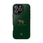 Emerald Green 'Peace of Mind' Panther Phone Case