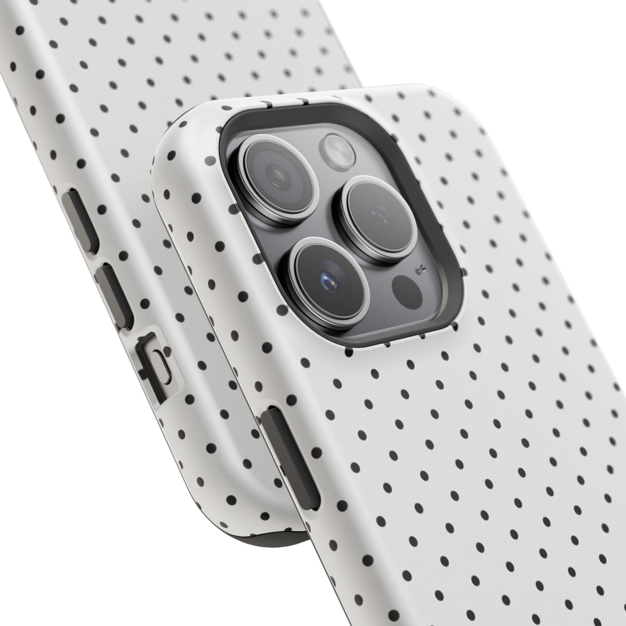 White Polka Dots Phone Case