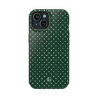 Emerald Green Polka Dots Phone Case