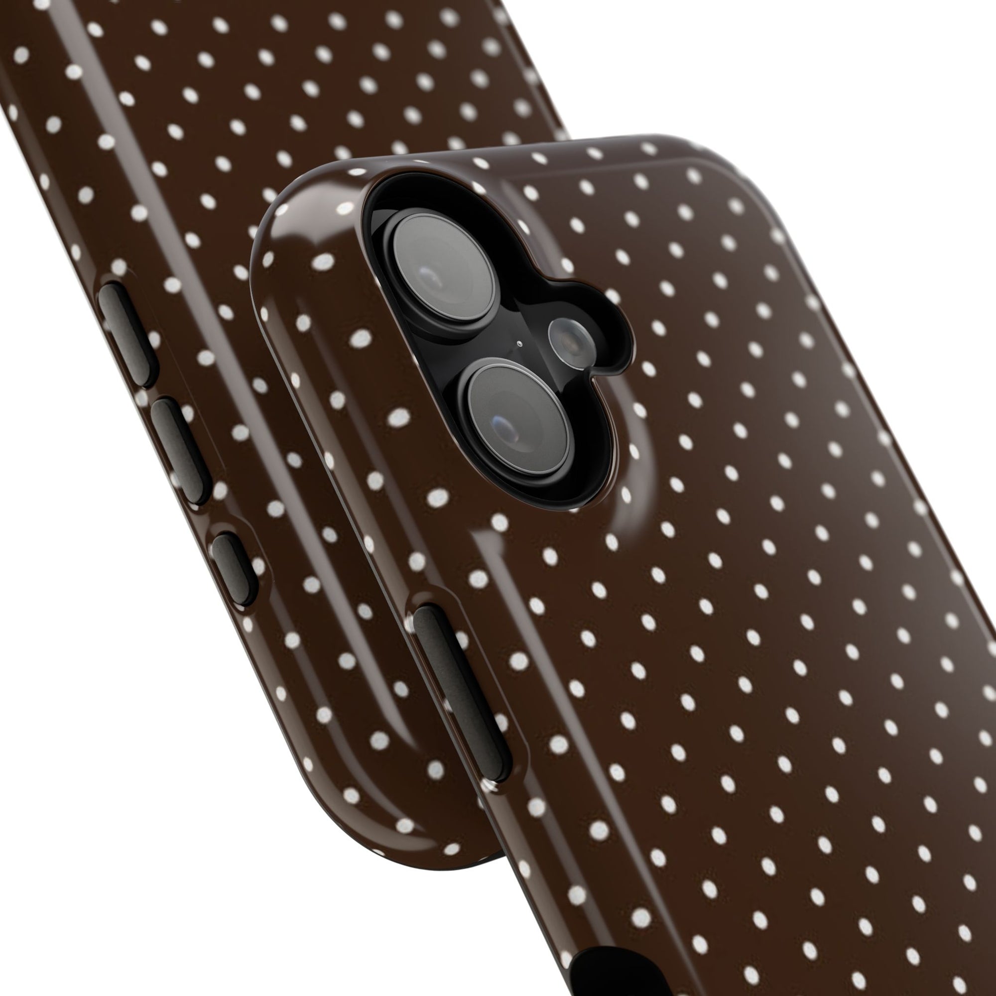 Brown Polka Dots Phone Case