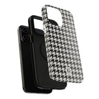 Houndstooth Print Phone Case