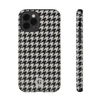 Houndstooth Print Phone Case