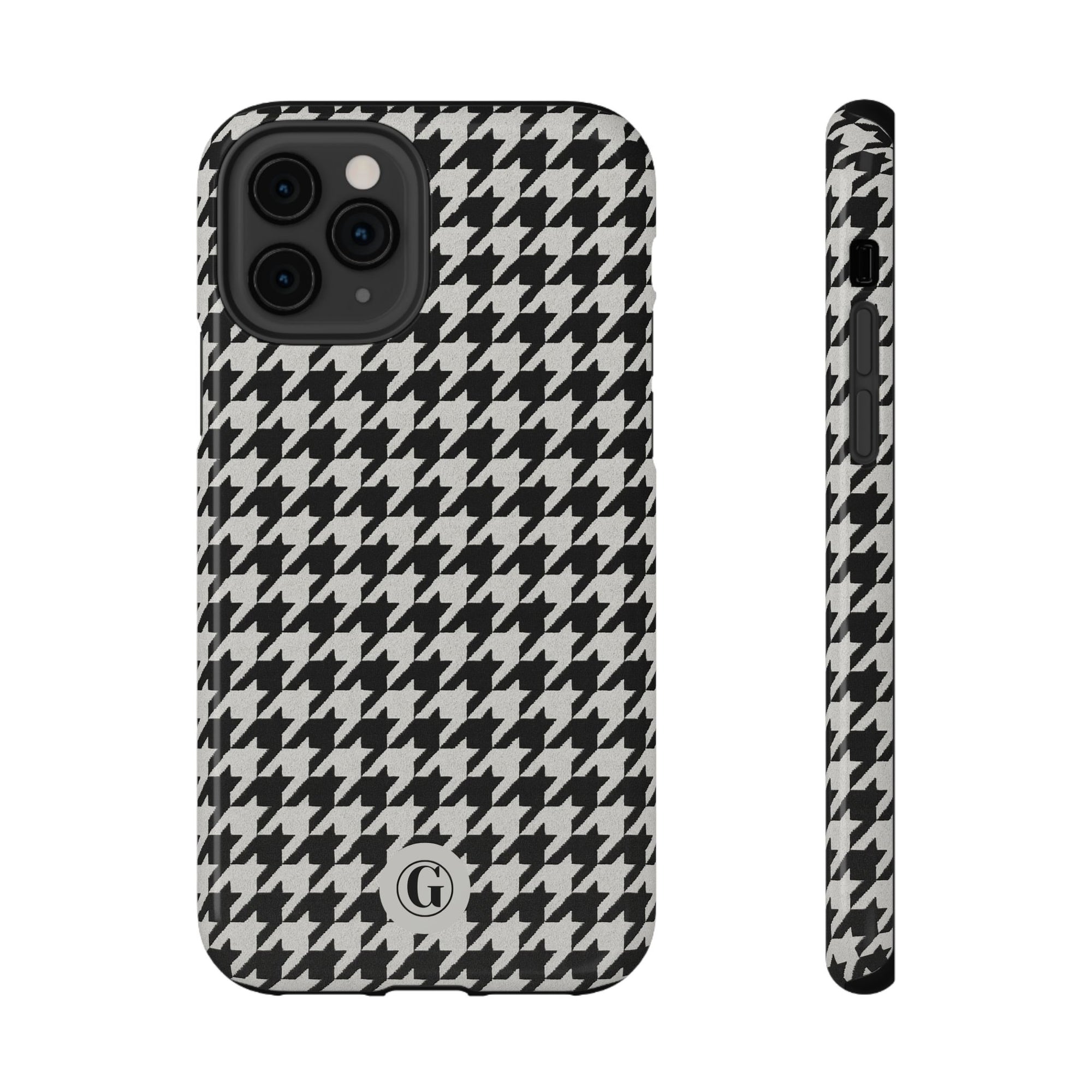 Houndstooth Print Phone Case