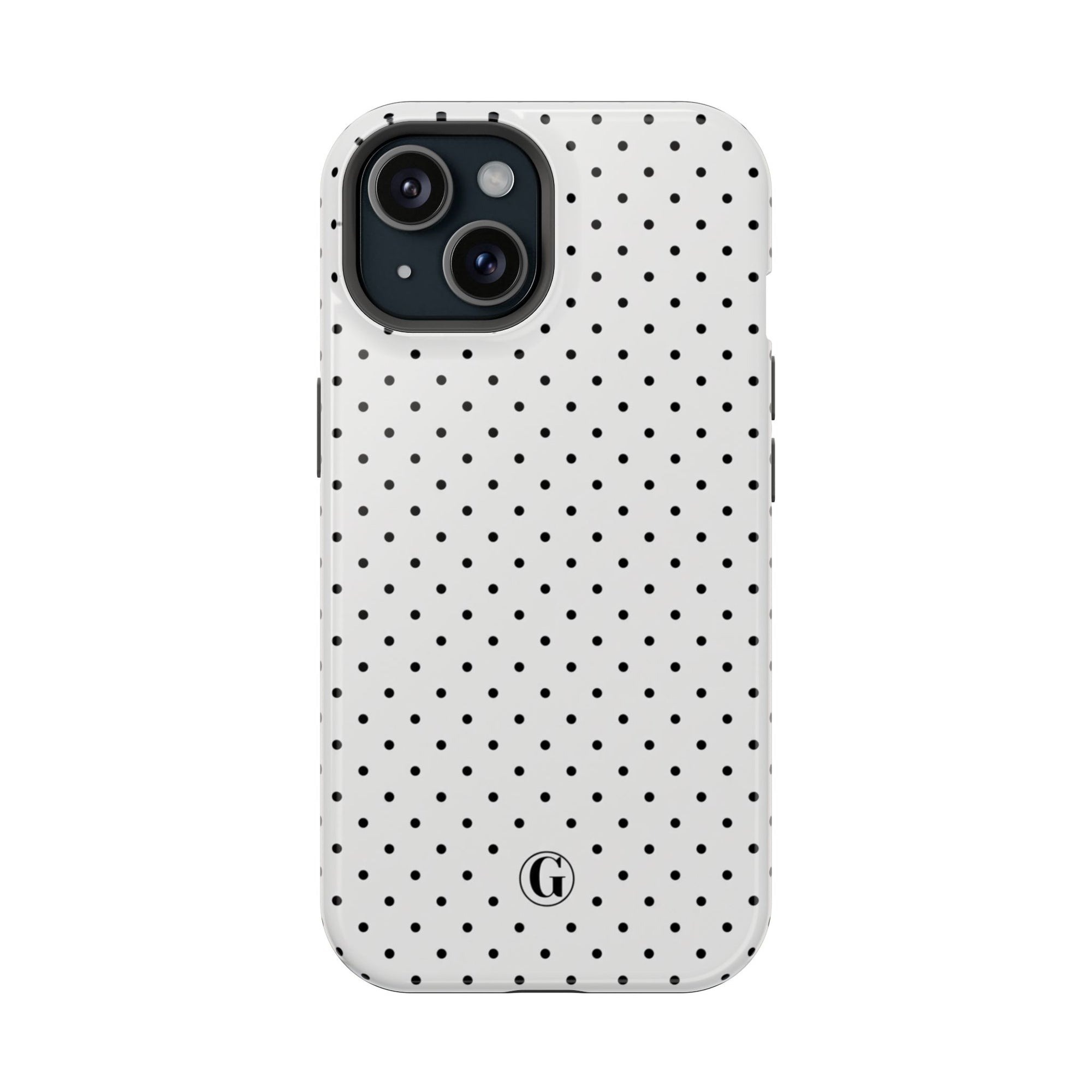 White Polka Dots Phone Case