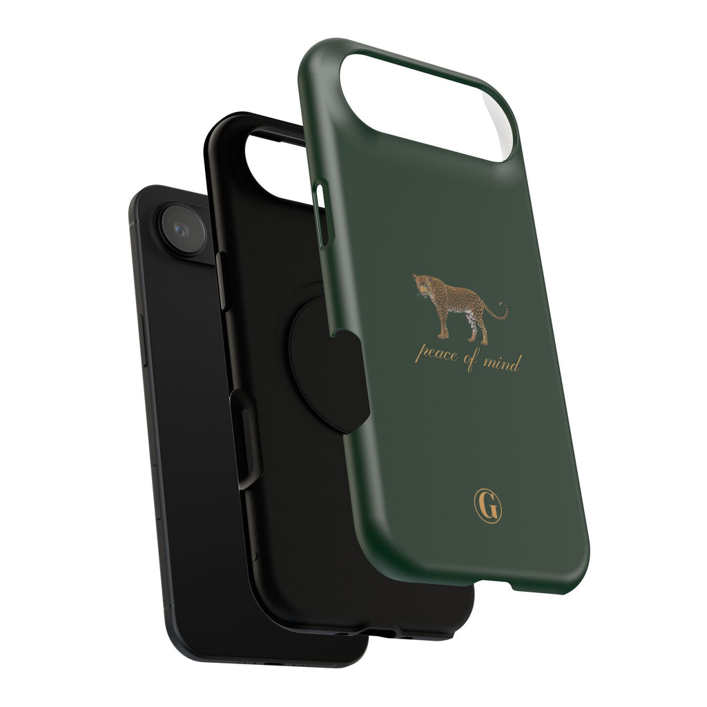 Emerald Green 'Peace of Mind' Panther Phone Case