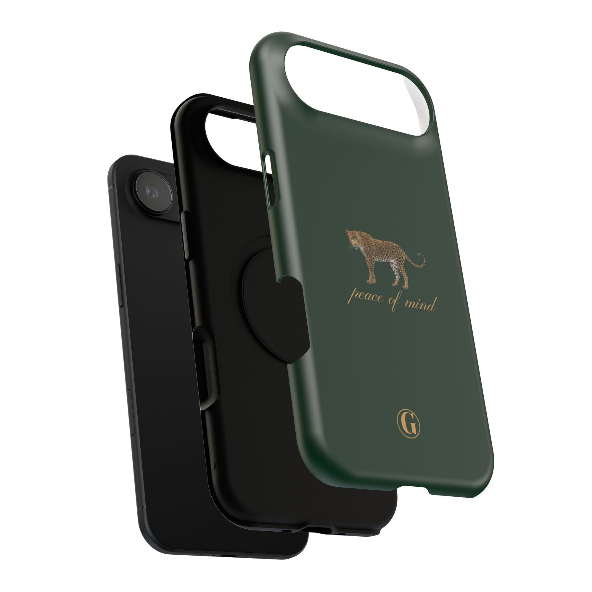 Emerald Green 'Peace of Mind' Panther Phone Case