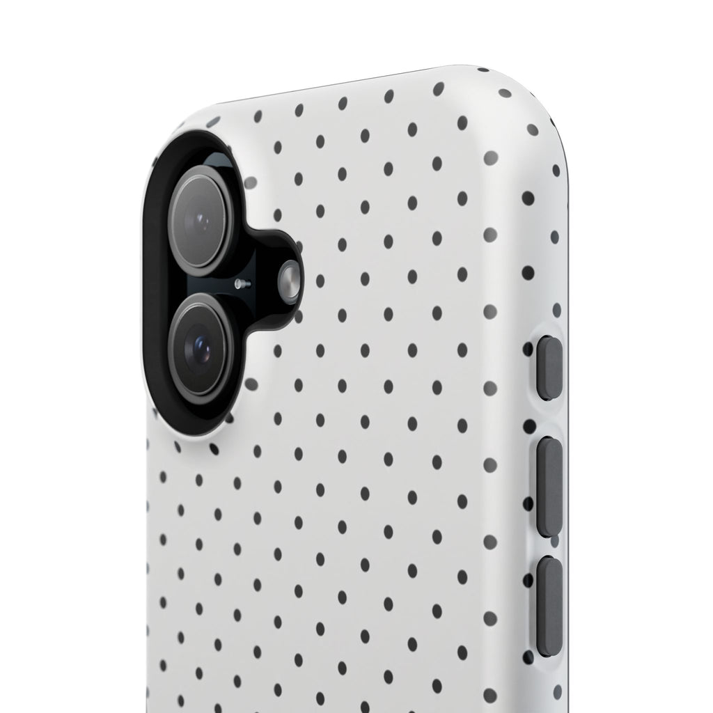 White Polka Dots Phone Case