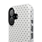 White Polka Dots Phone Case