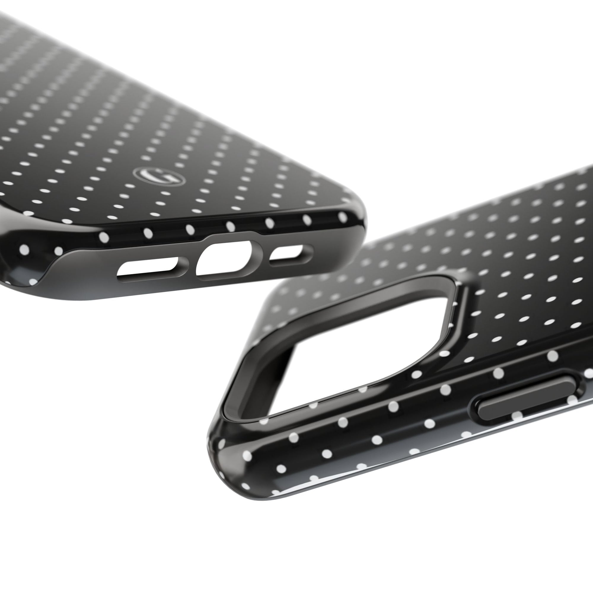 Black Polka Dots Phone Case