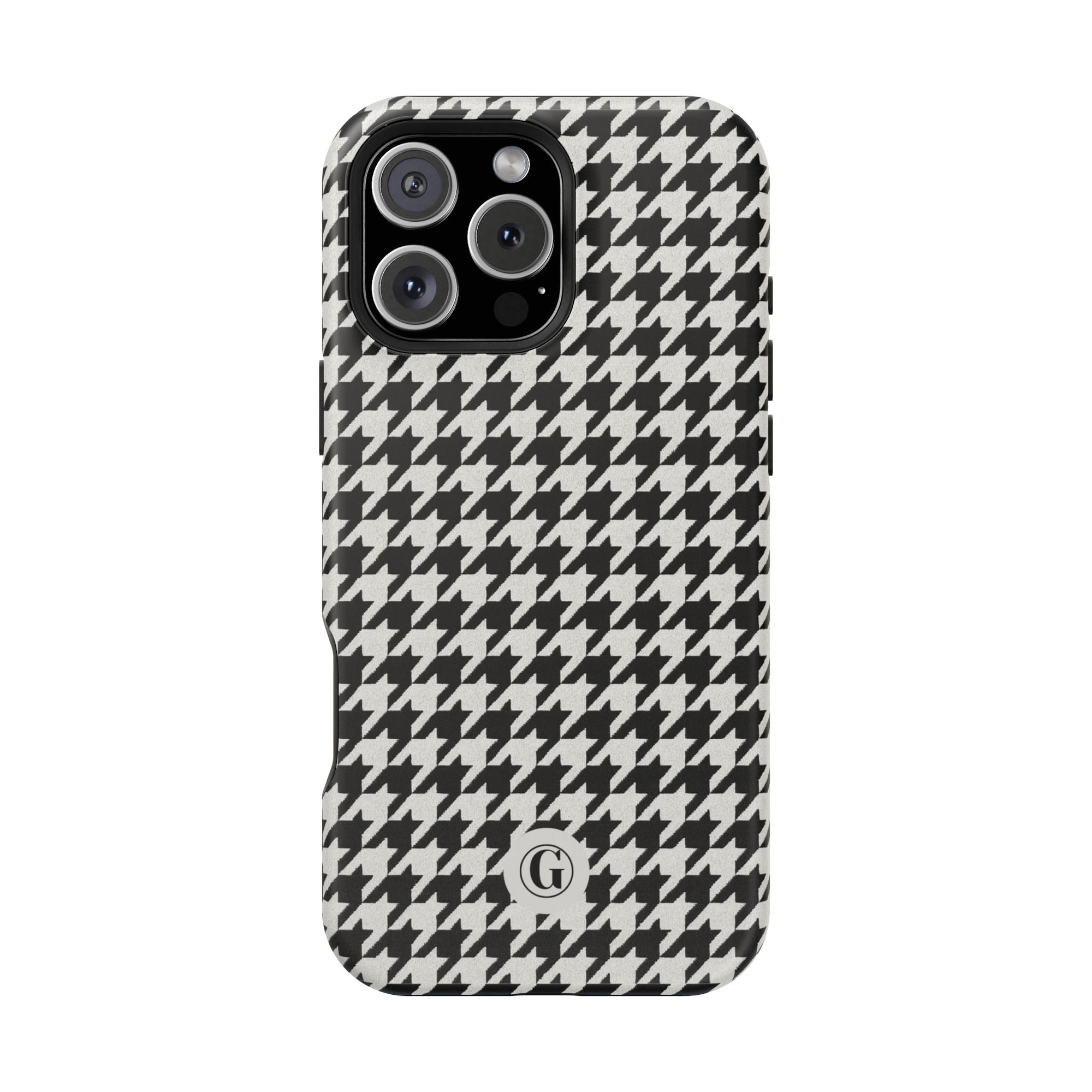 Houndstooth Print Phone Case