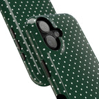 Emerald Green Polka Dots Phone Case