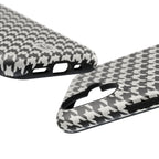 Houndstooth Print Phone Case