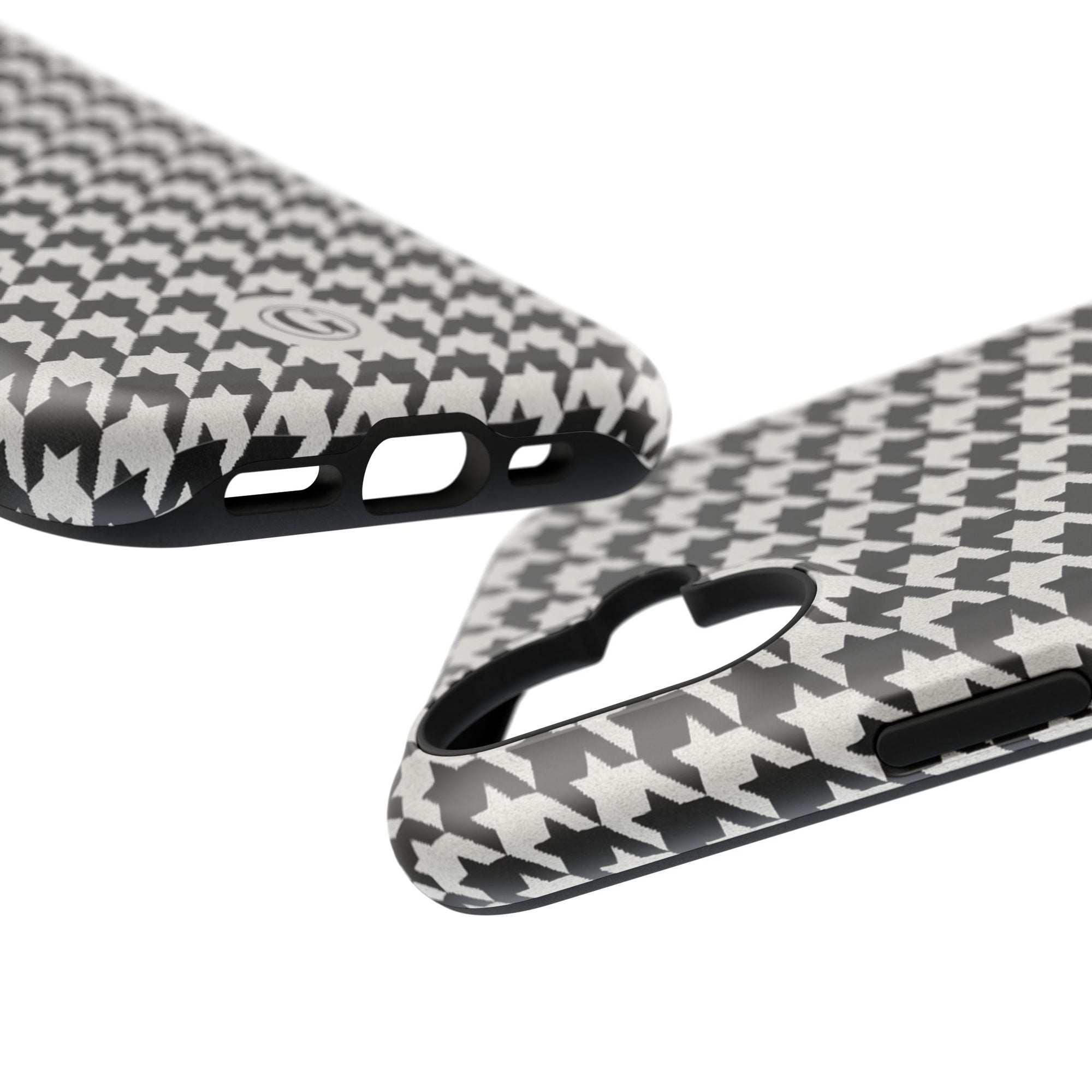 Houndstooth Print Phone Case