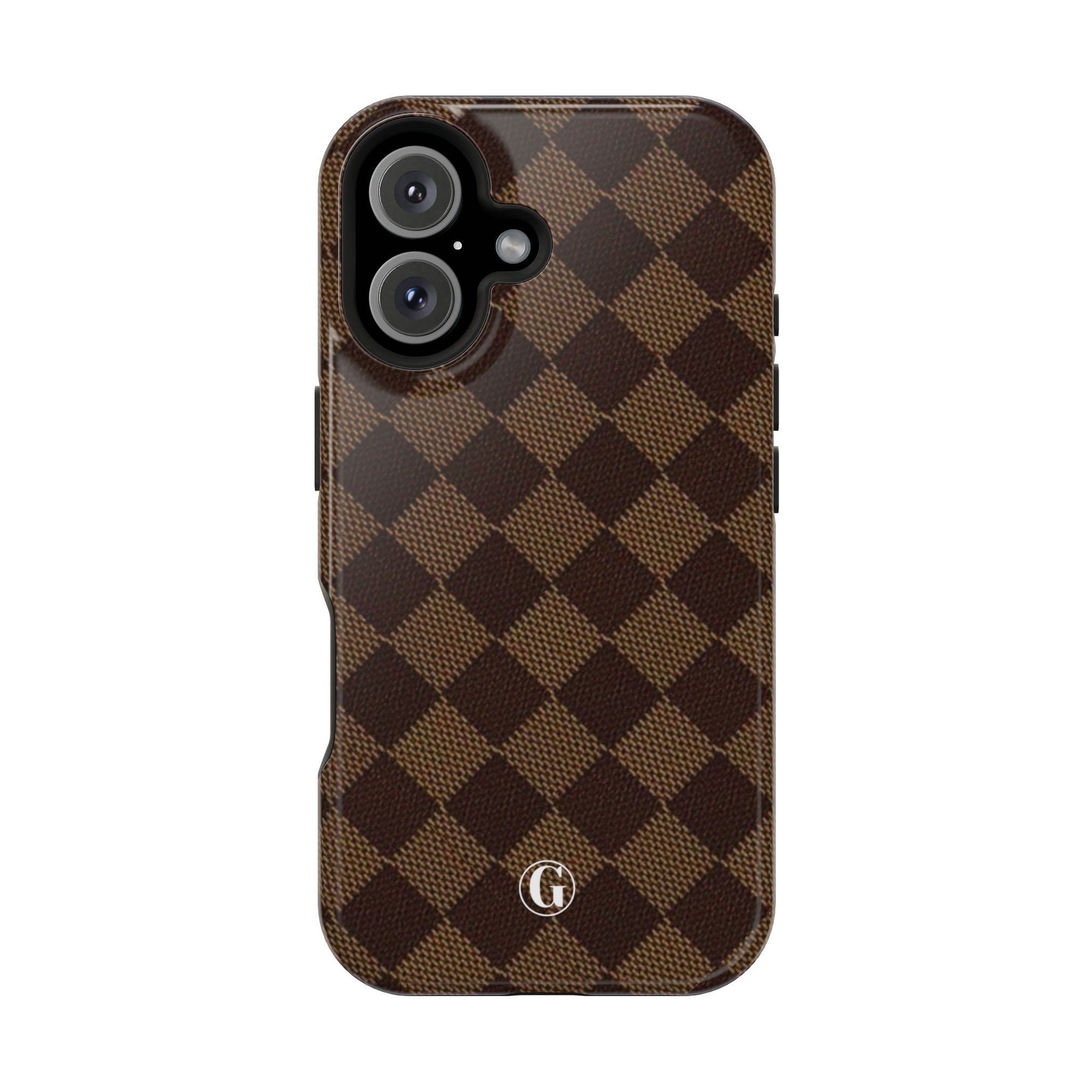 Brown Checkmate Phone Case