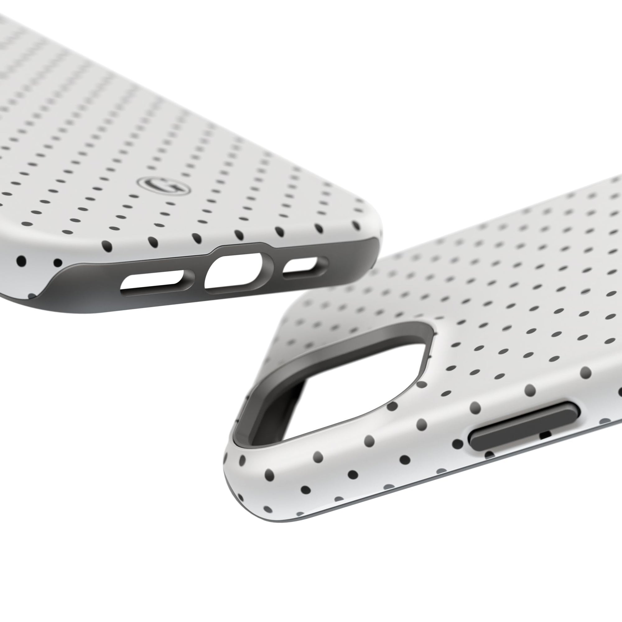 White Polka Dots Phone Case