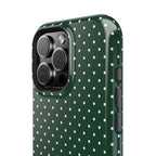 Emerald Green Polka Dots Phone Case