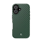 Emerald Green Polka Dots Phone Case