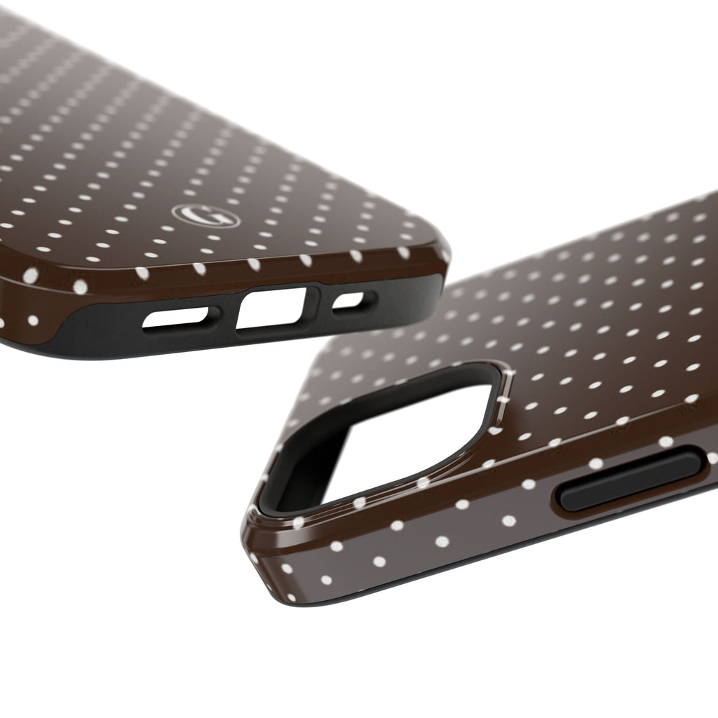 Brown Polka Dots Phone Case