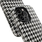 Houndstooth Print Phone Case