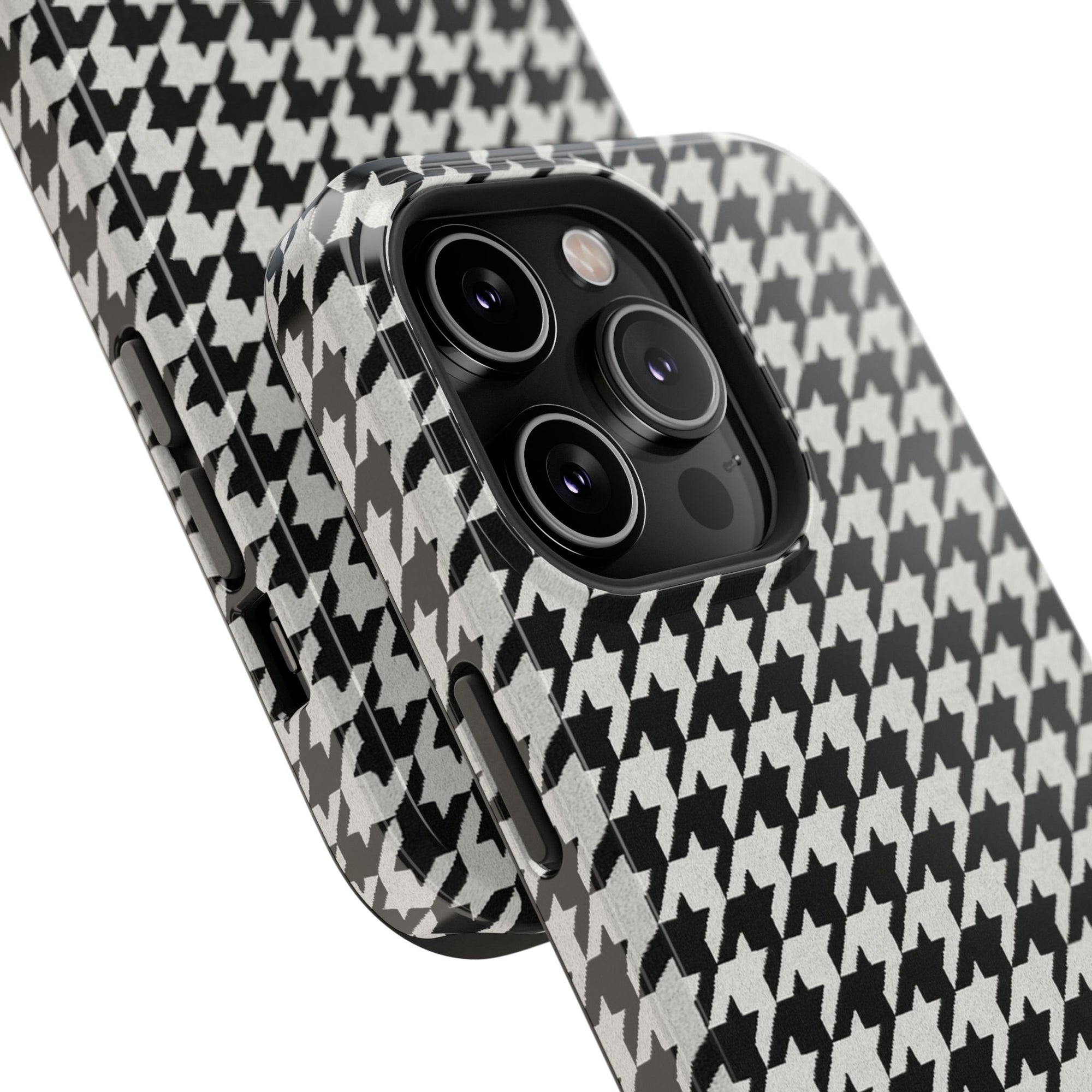 Houndstooth Print Phone Case
