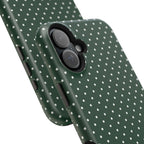 Emerald Green Polka Dots Phone Case