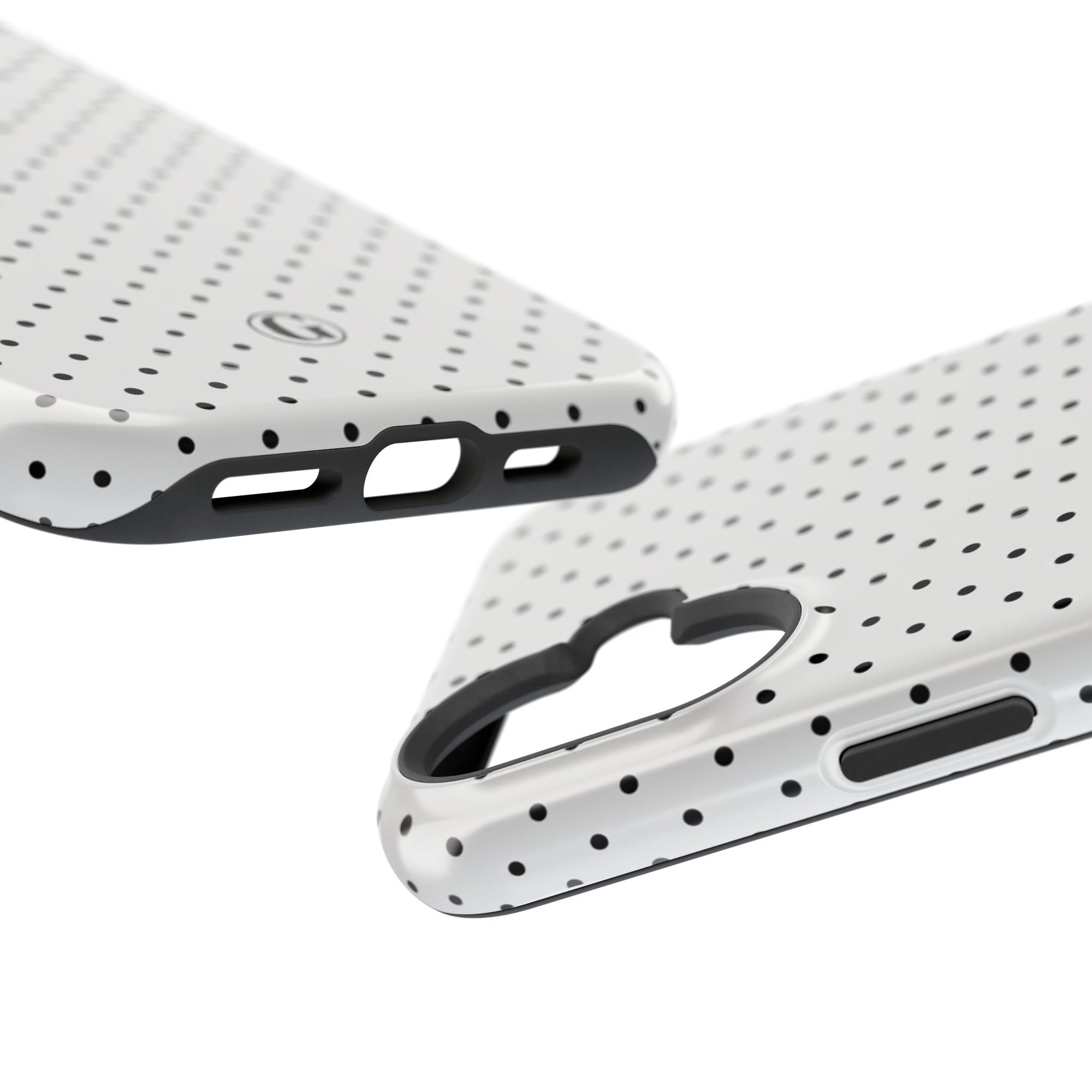 White Polka Dots Phone Case