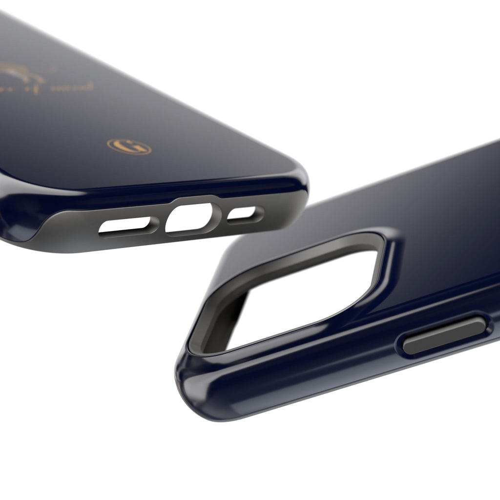 Navy Blue 'Peace of Mind' Panther Phone Case