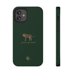 Emerald Green 'Peace of Mind' Panther Phone Case
