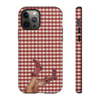 Dark Red Cowboy Boots Phone Case