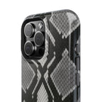 Grey Snakeskin Print Phone Case