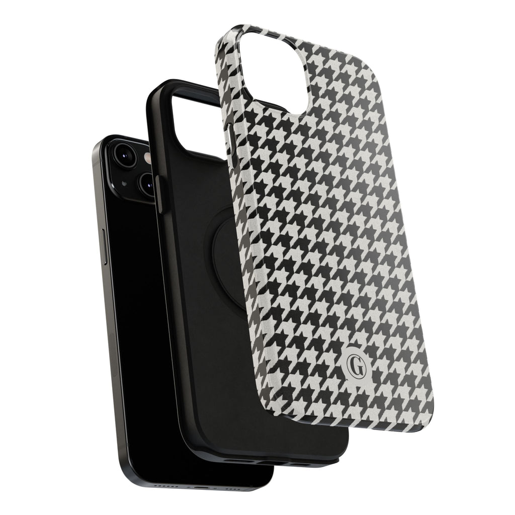 Houndstooth Print Phone Case
