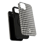 Houndstooth Print Phone Case