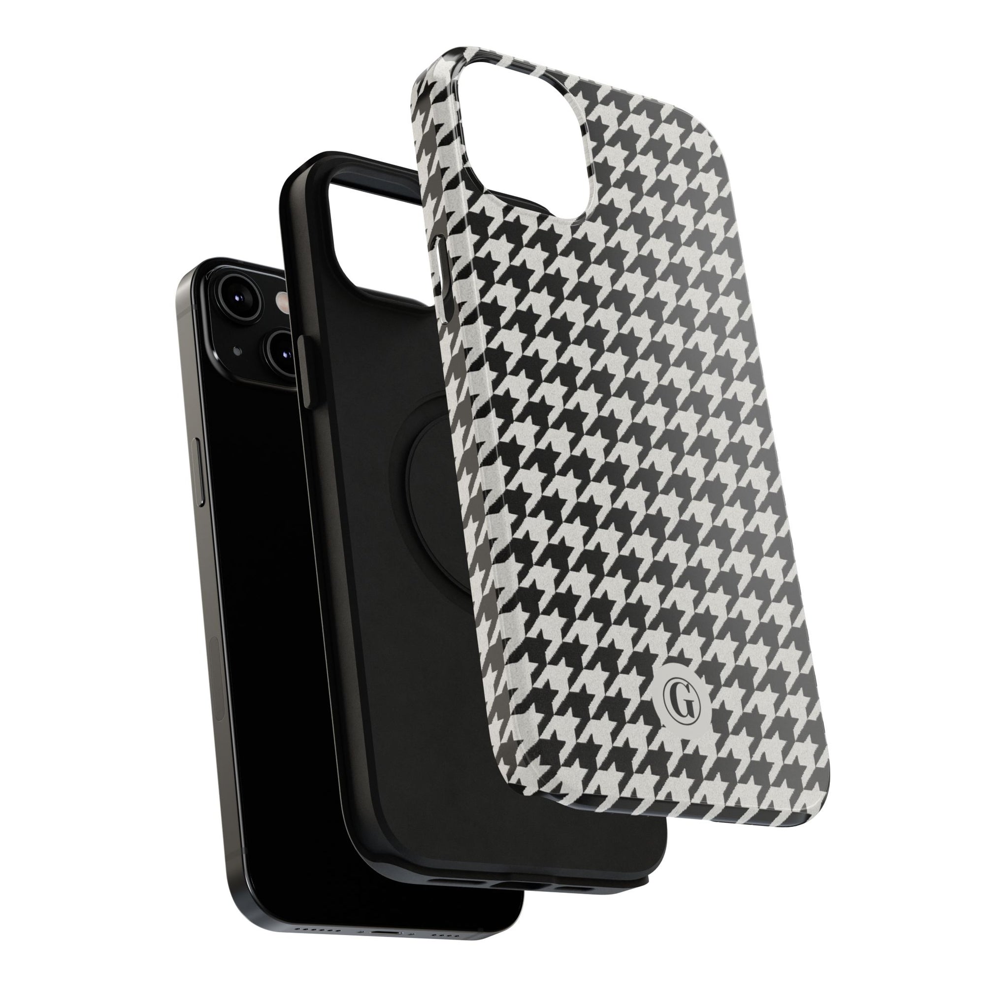 Houndstooth Print Phone Case