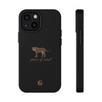 Black 'Peace of Mind' Panther Phone Case