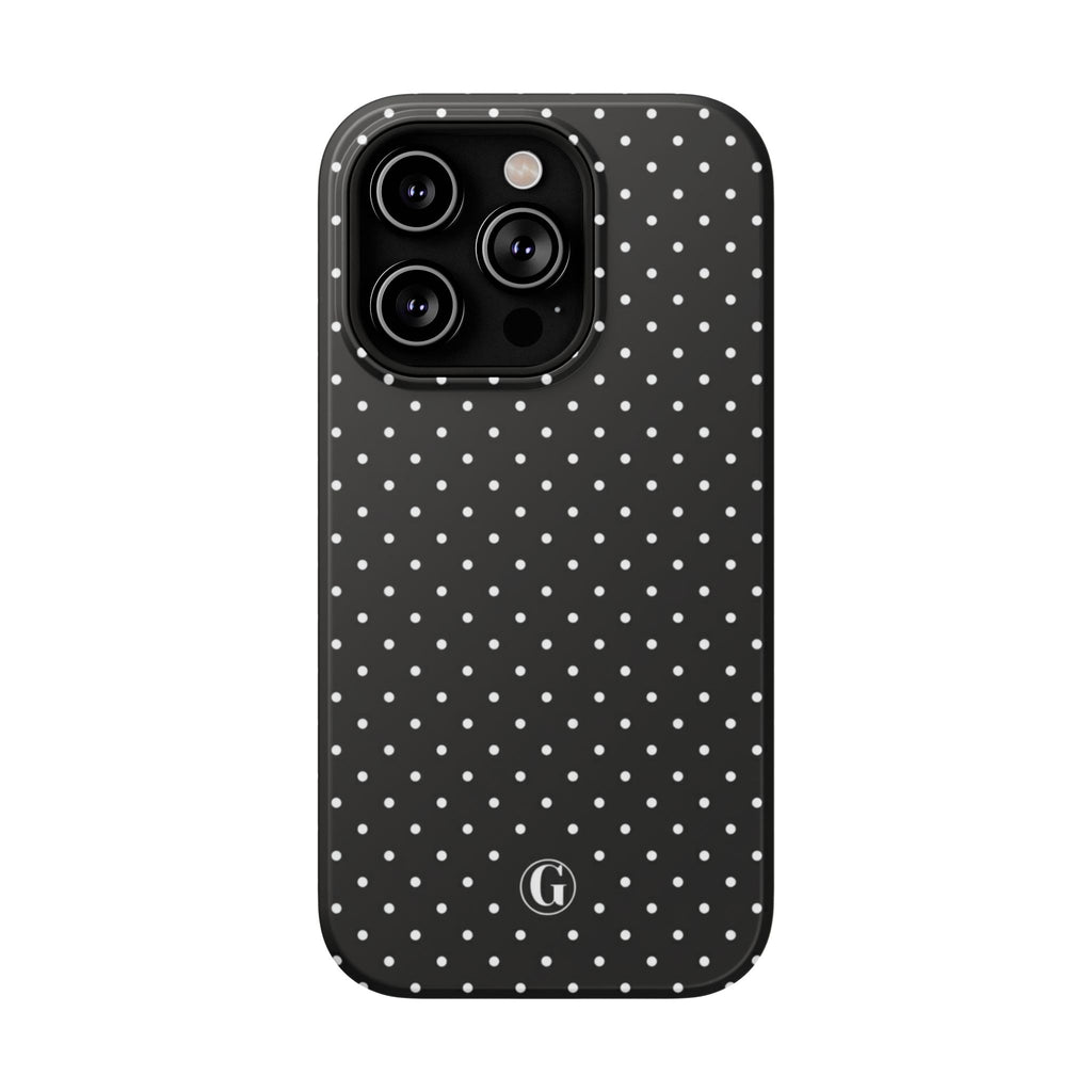 Black Polka Dots Phone Case