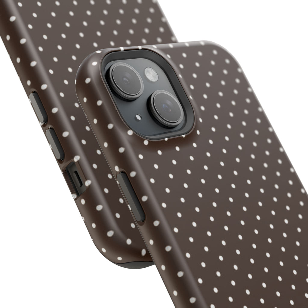 Brown Polka Dots Phone Case