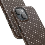 Brown Polka Dots Phone Case