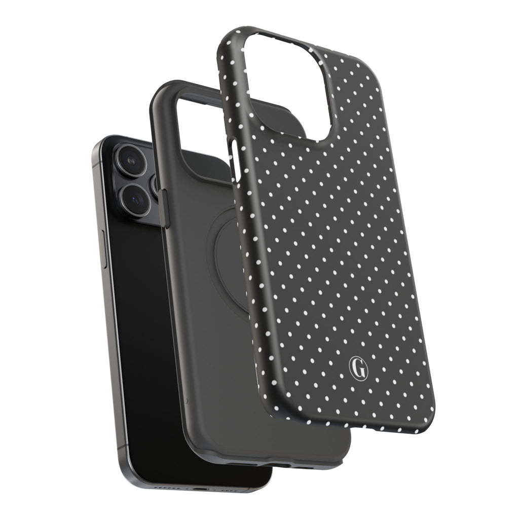 Black Polka Dots Phone Case