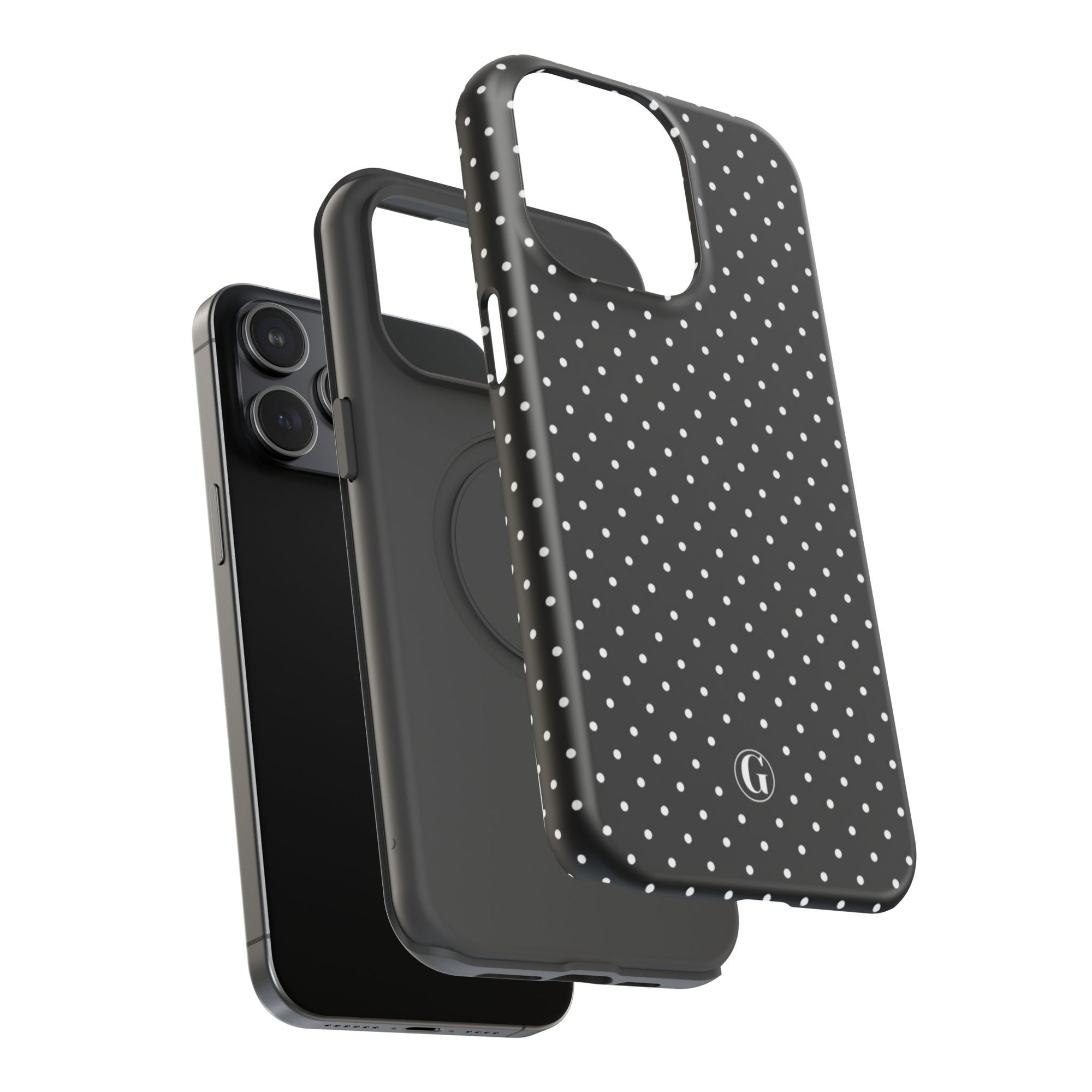 Black Polka Dots Phone Case