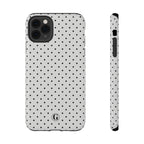 White Polka Dots Phone Case