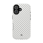White Polka Dots Phone Case