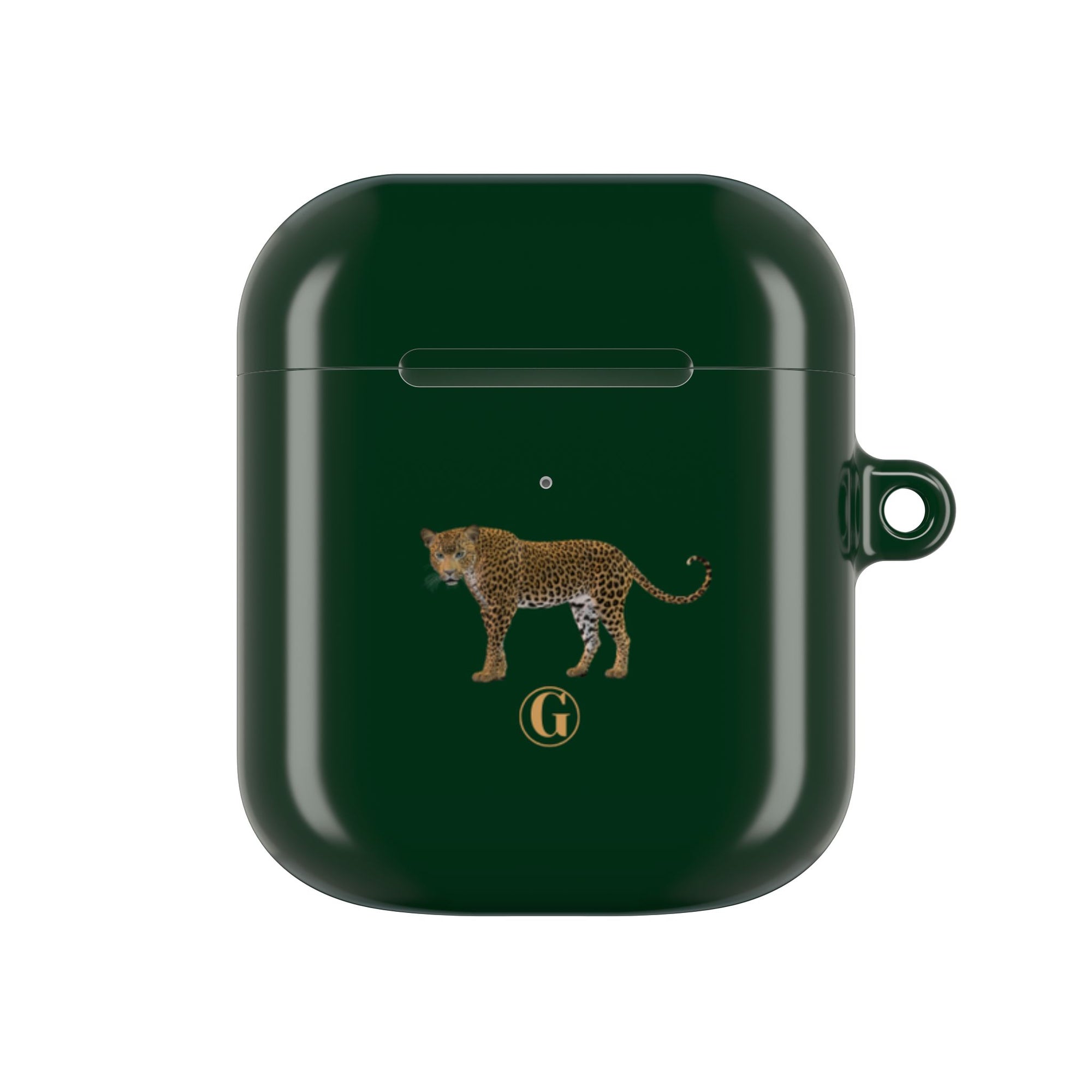 Emerald Green Panther AirPod Case