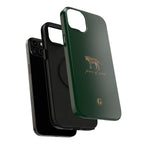 Emerald Green 'Peace of Mind' Panther Phone Case