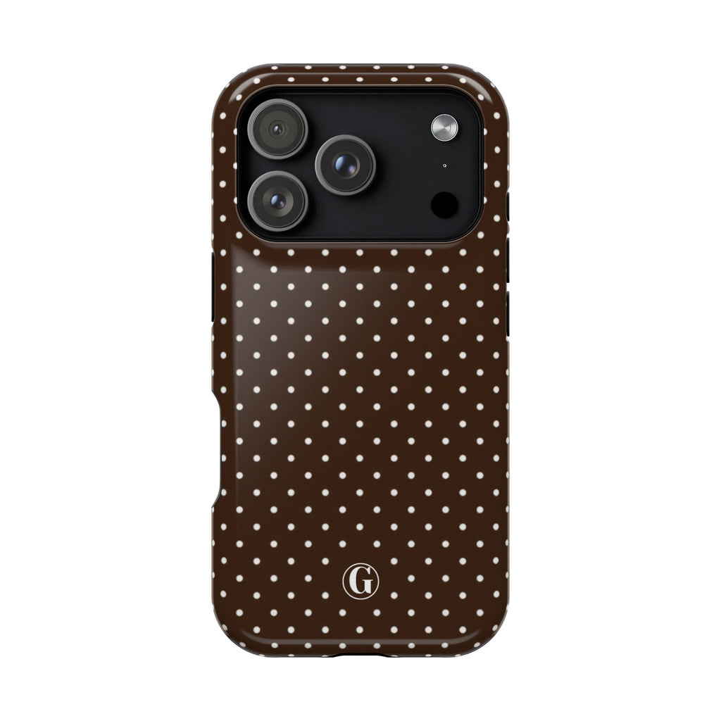 Brown Polka Dots Phone Case