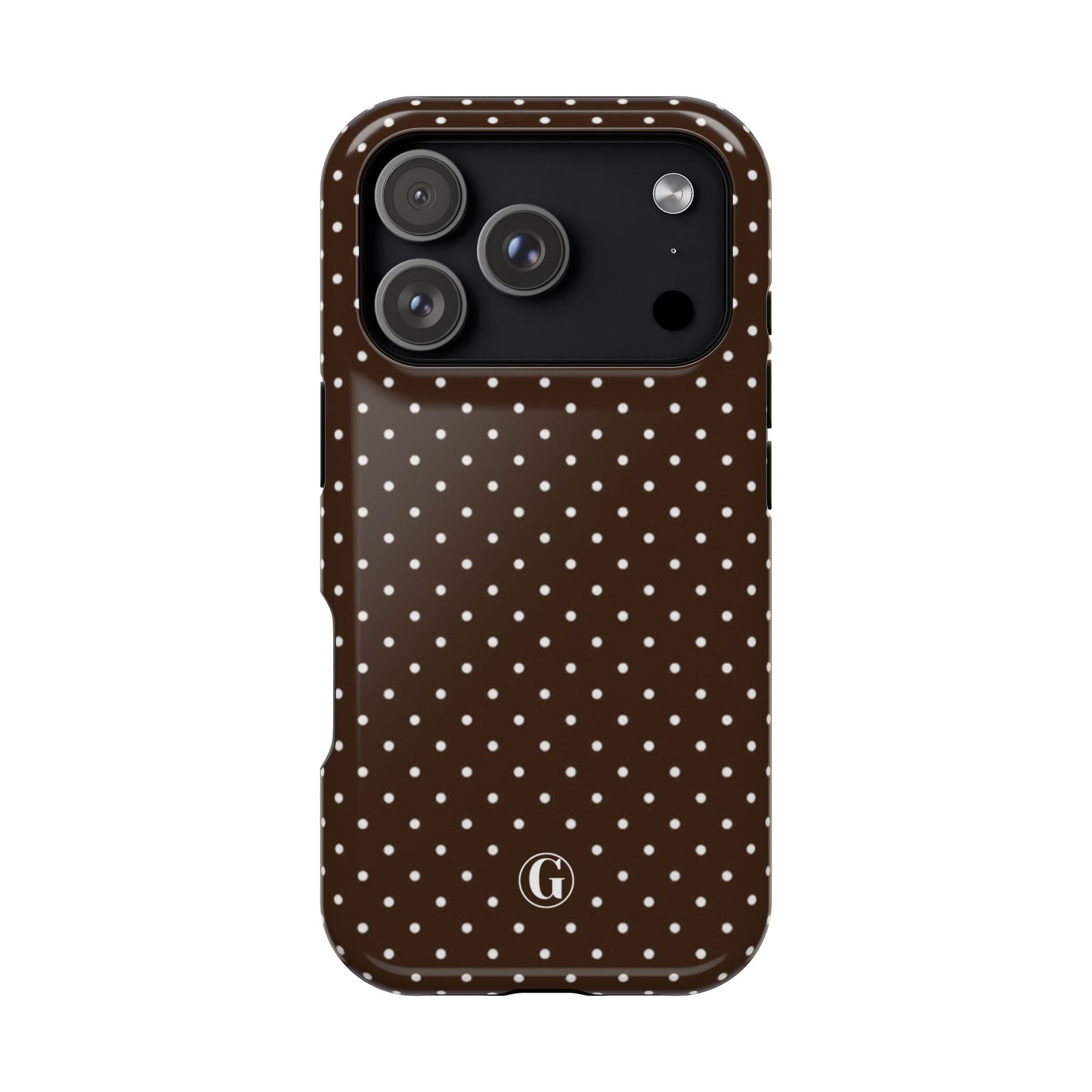Brown Polka Dots Phone Case
