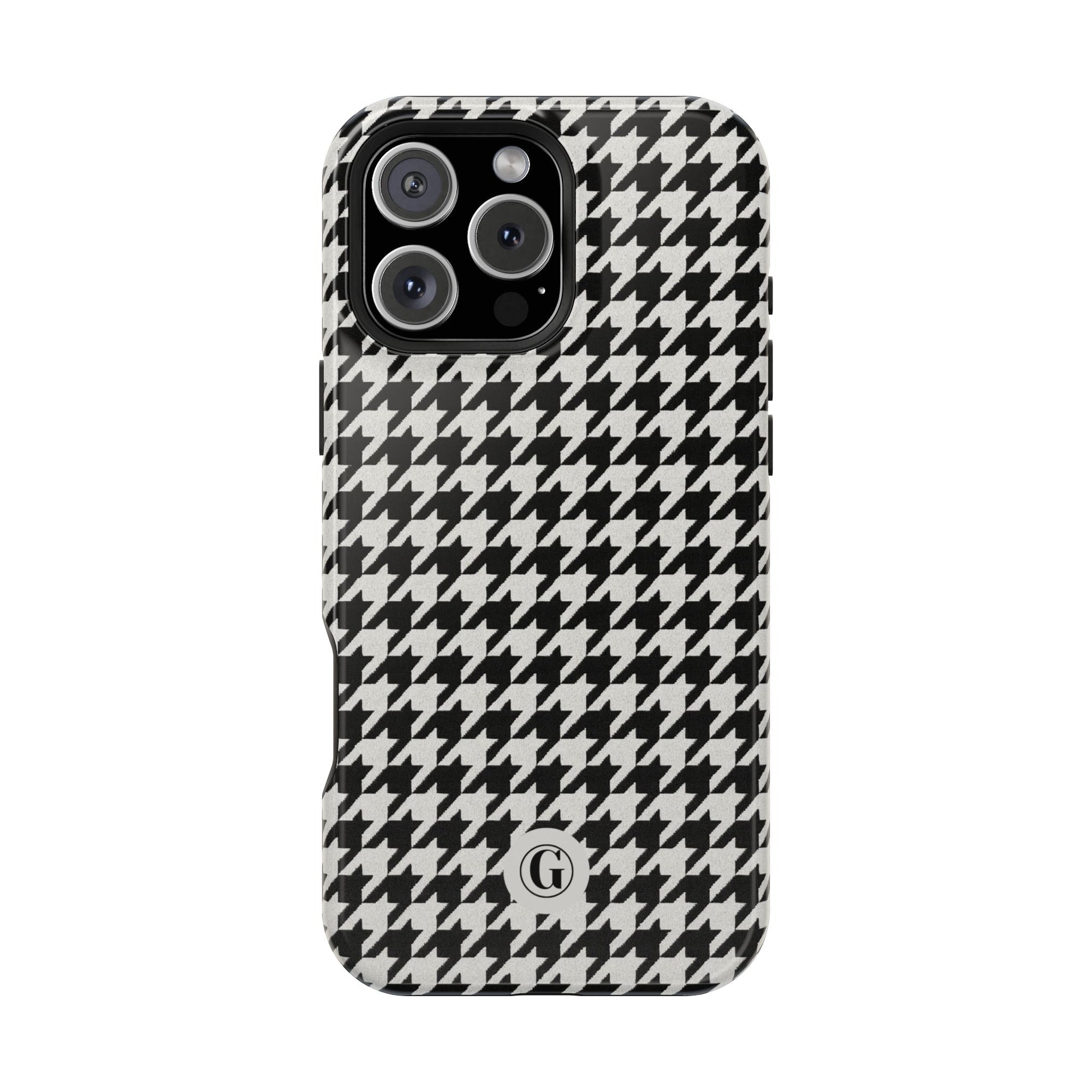Houndstooth Print Phone Case