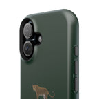 Emerald Green 'Peace of Mind' Panther Phone Case