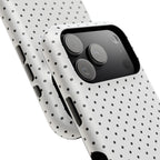 White Polka Dots Phone Case