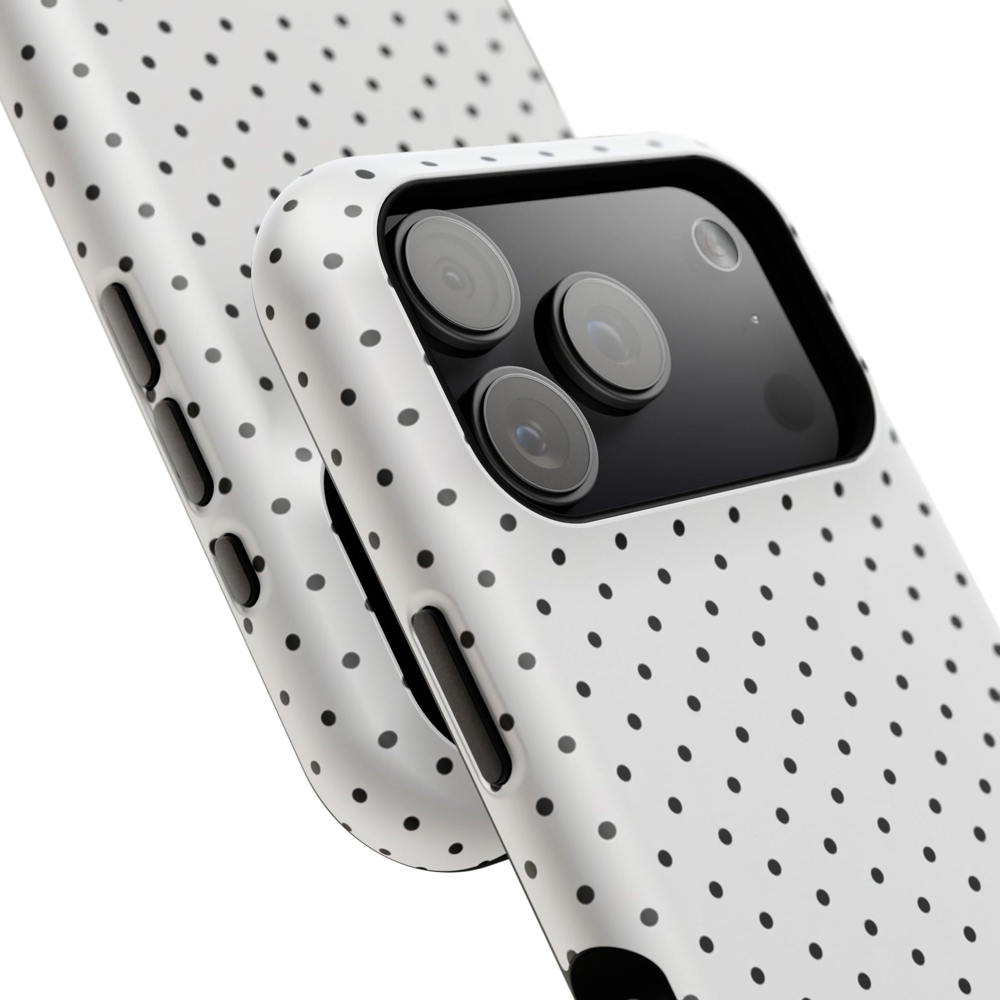 White Polka Dots Phone Case