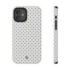 White Polka Dots Phone Case